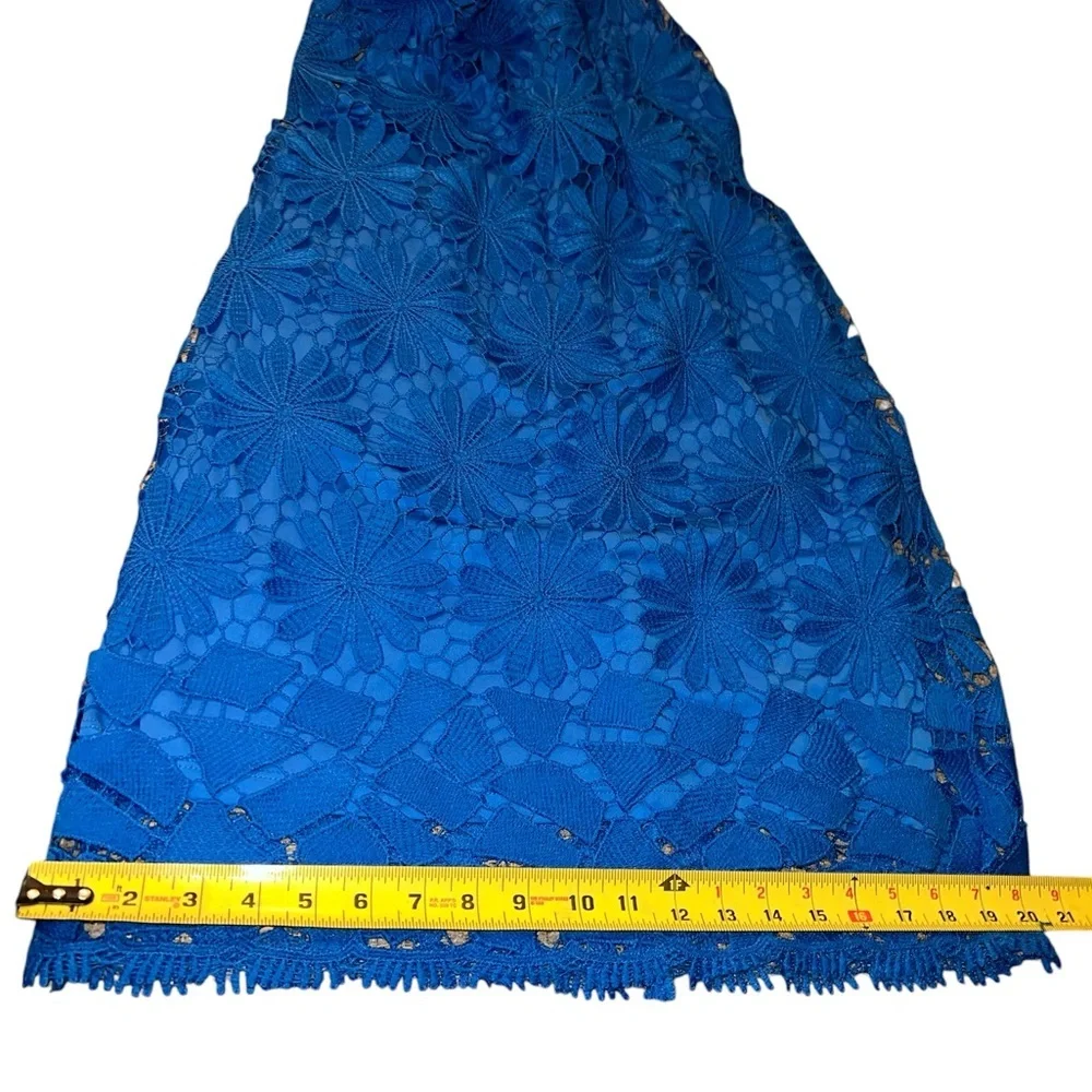 London Times Royal Blue Midi Dress - Picture 6 of 8